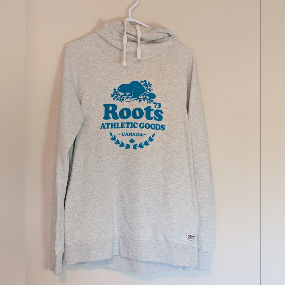 Roots Off-White Hoodie, Size LG